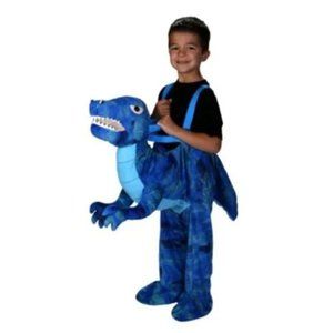 Kids Ride In Blue Dinosaur Halloween Costume Dress Up